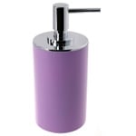Gedy YU80-79 Lilac Free Standing Round Soap Dispenser in Resin